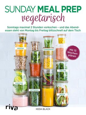 cover image of Sunday Meal Prep vegetarisch